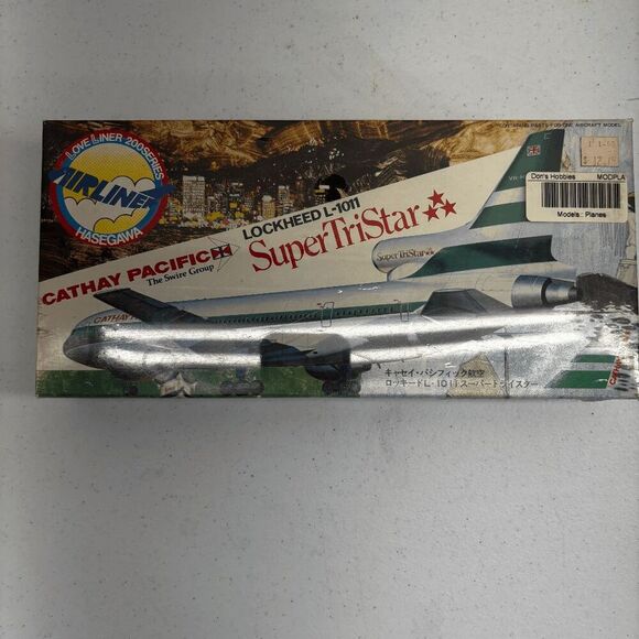 1/200 Kit Vintage Hasegawa LOCKHEED L-1011 SuperTriStar CATHAY PACIFIC NewSealed - Picture 1 of 5